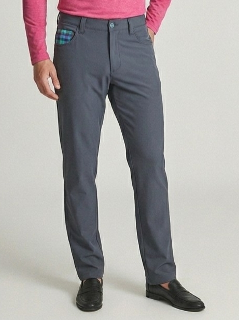 William Murray Grey Straight Fit Golf Pants Size 36
